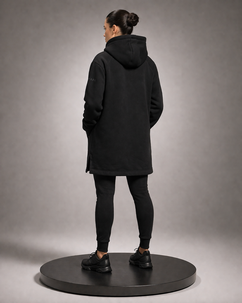 Comaé Hoodie - Graphite Black