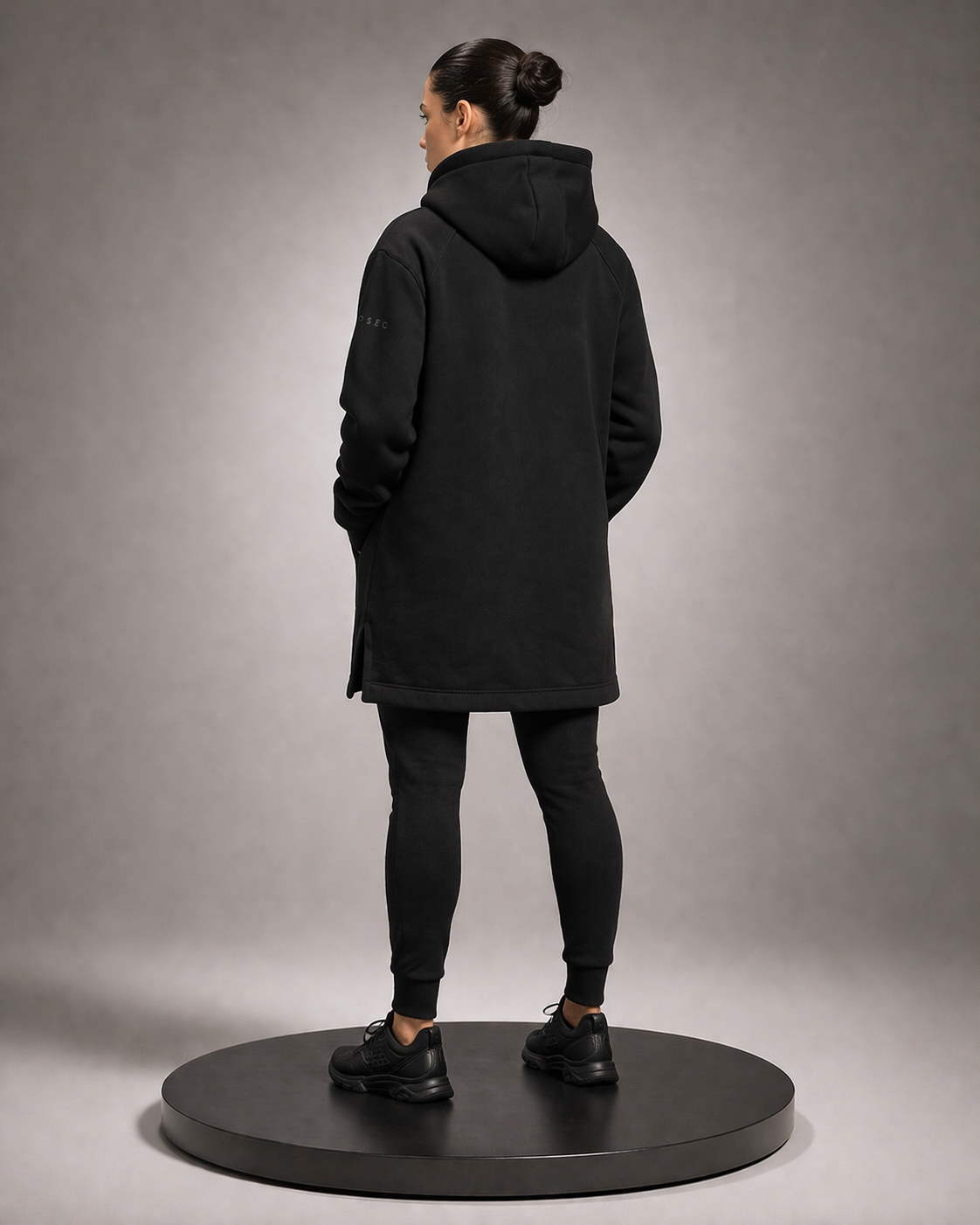 Comaé Hoodie - Graphite Black