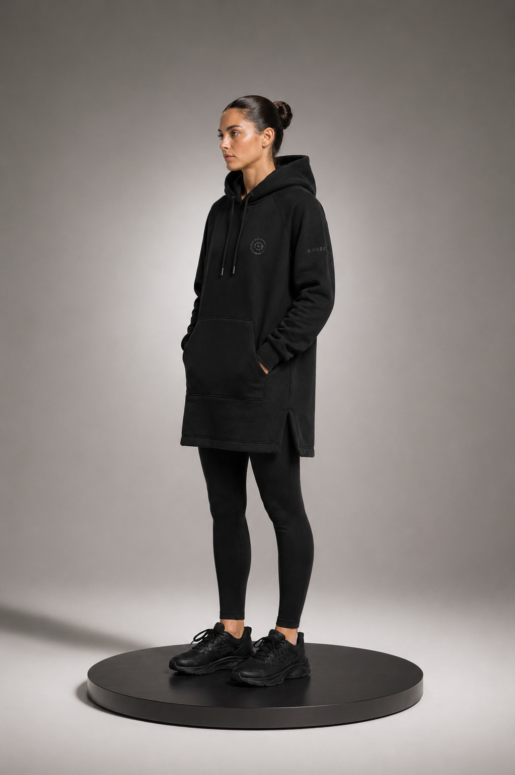 Comaé Hoodie - Graphite Black