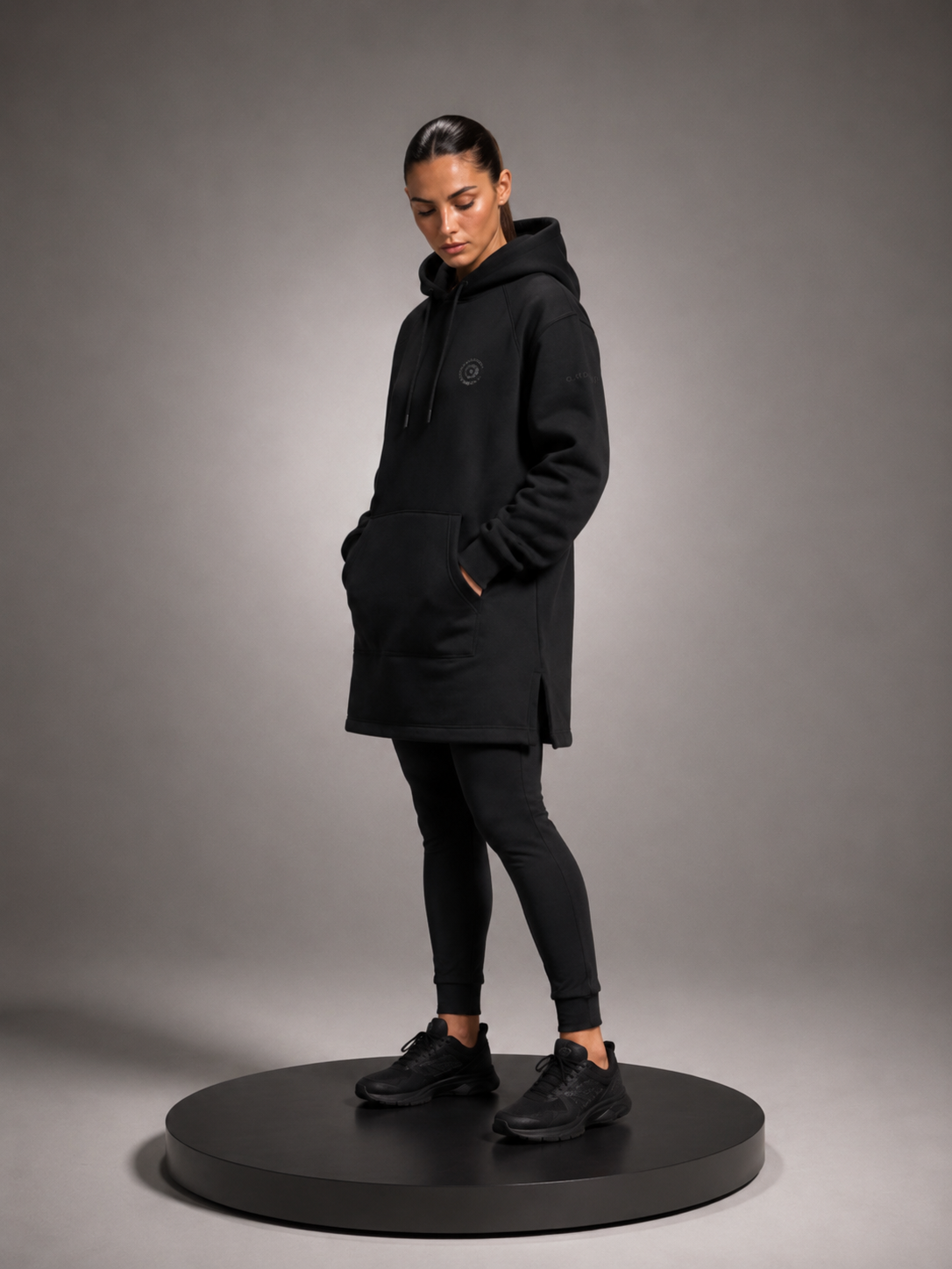 Comaé Hoodie - Graphite Black