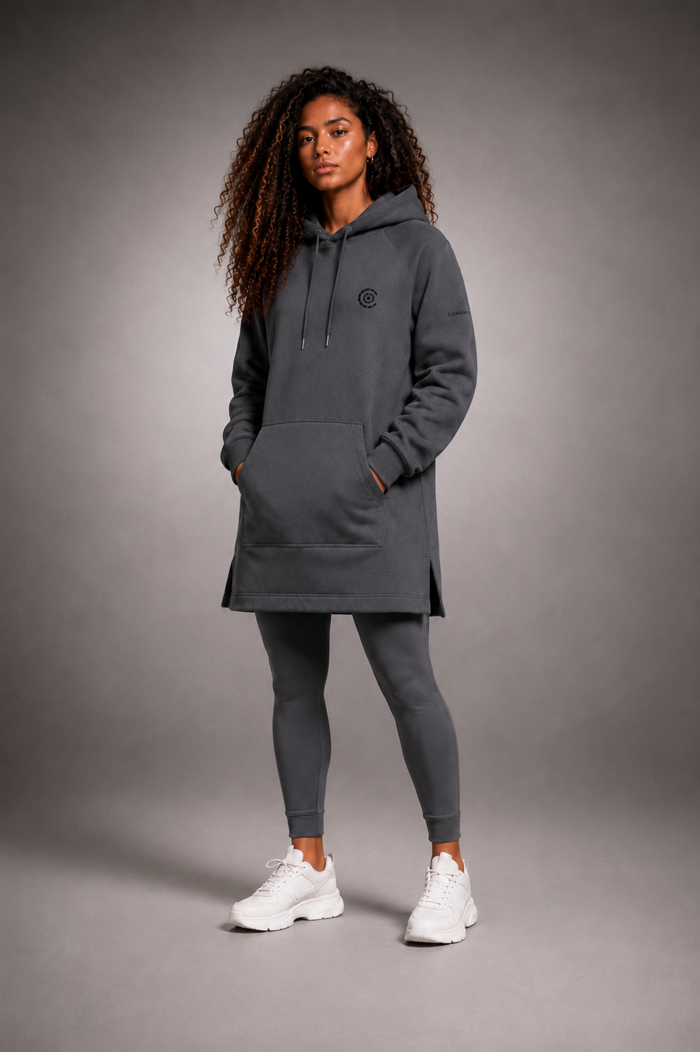 Comaé hoodie - Obsidian Grey