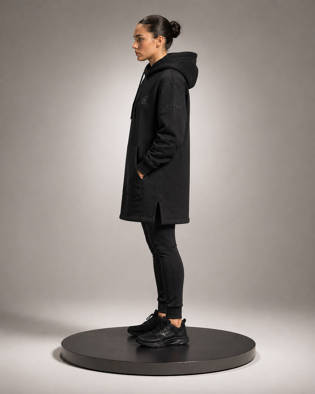 Comaé Hoodie - Graphite Black