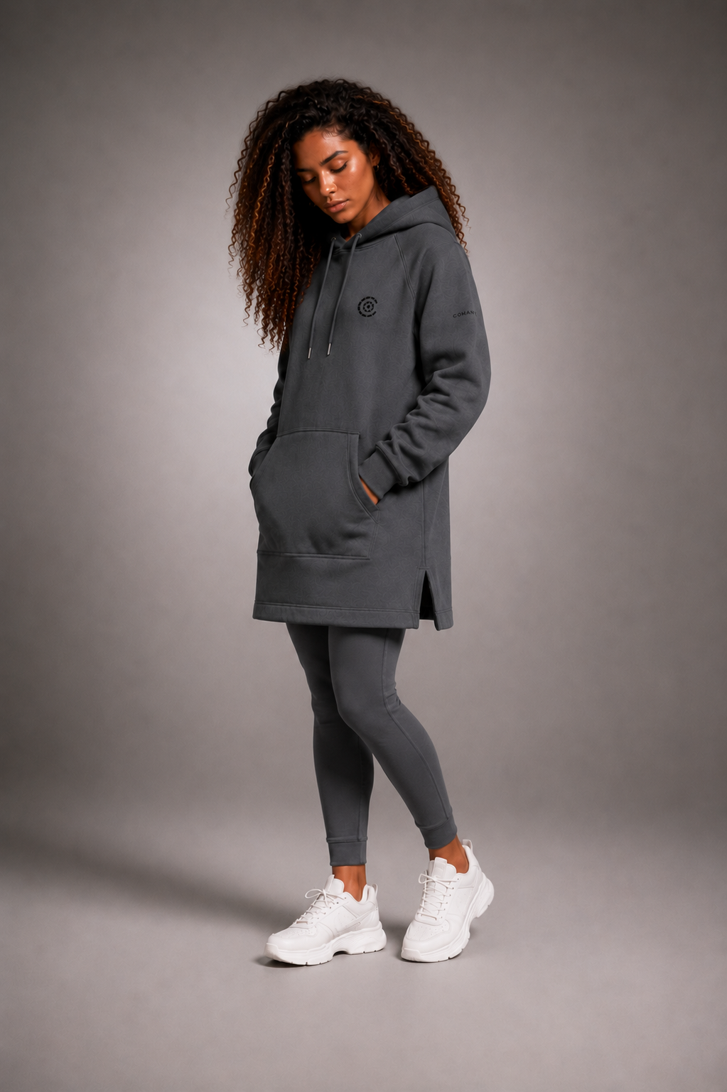 Comaé hoodie - Obsidian Grey