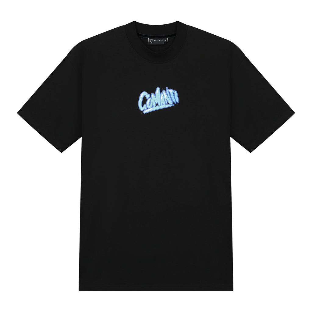Comanti  | Black T Shirt | Graffiti