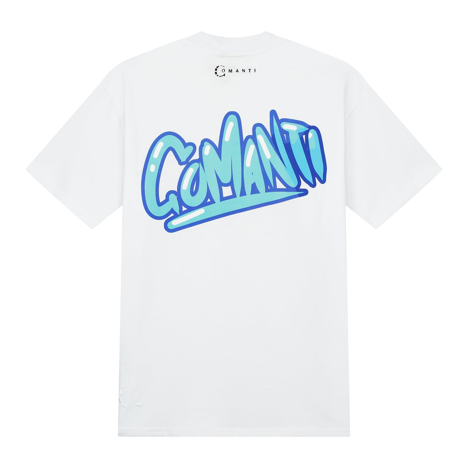 Comanti | Wit T-shirt | Graffiti