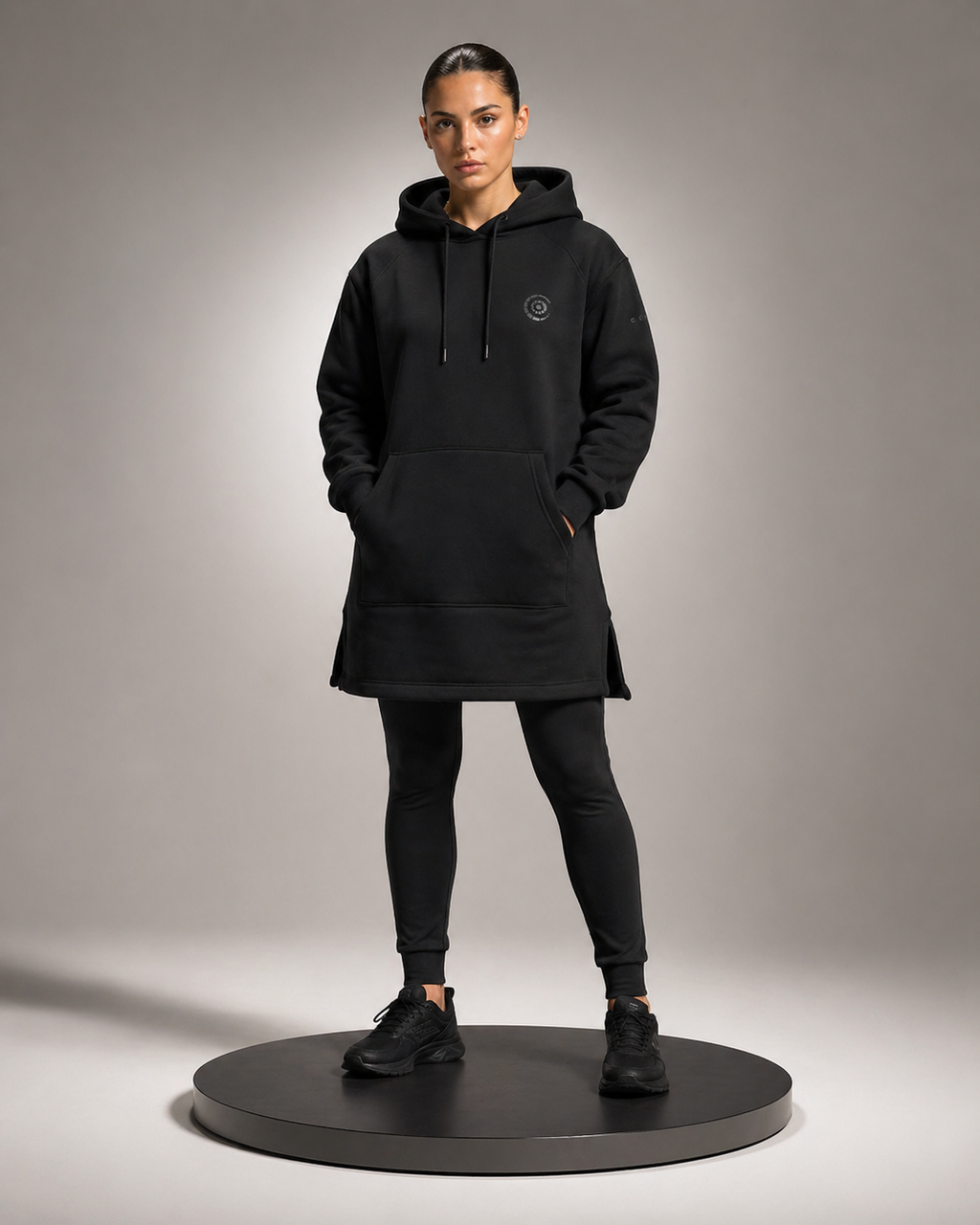 Comaé Hoodie - Graphite Black