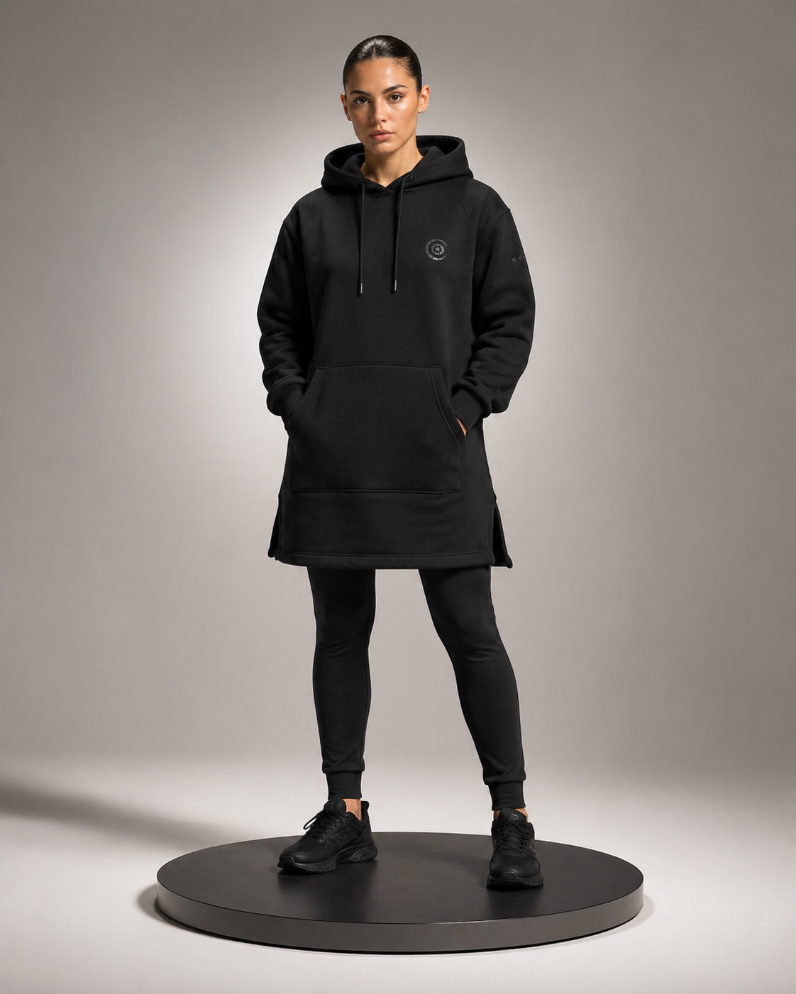 Comaé Hoodie - Graphite Black