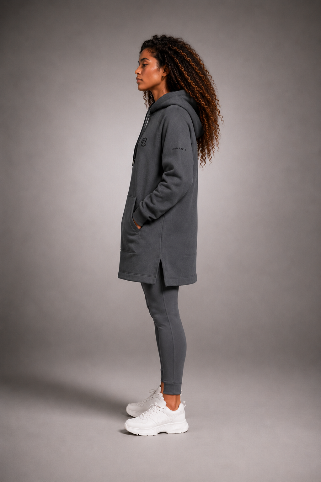 Comaé hoodie - Obsidian Grey